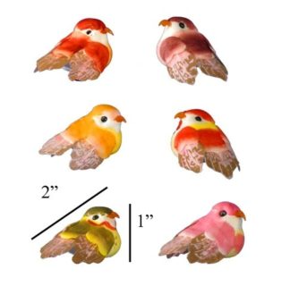 #D22259 2" Birds - Assorted #12215