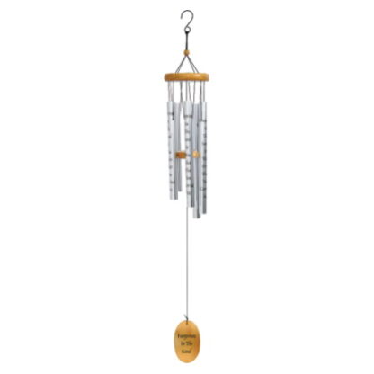 #WC7002R 40" "Footprints" Wind Chimes