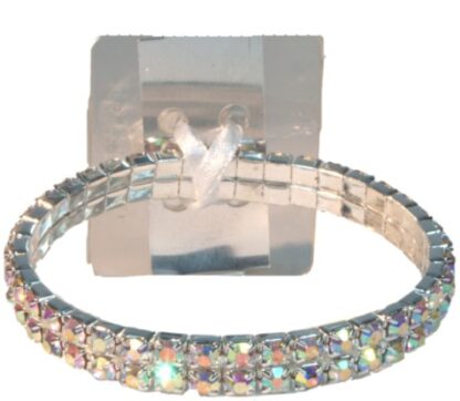 #SL1007 - Sophisticated Lady Flower Bracelet - Iridescent