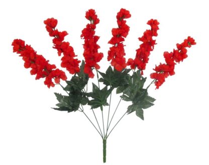 #12063RD - 23" Promo Delphinium x 6 - Red