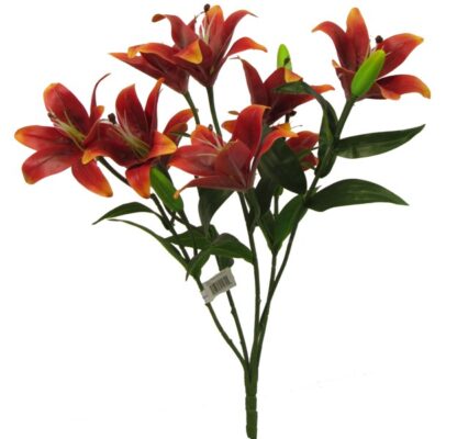 #59100BRK - 20" Hybrid Lily Bush x 9 - Brick