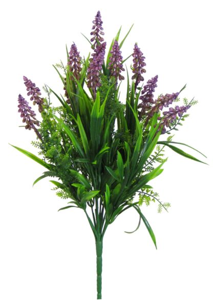 #12356PPL -17" Waterproof Grape Hyacinth Bush X 12