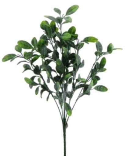 #57642 - Plastic Laurel Bush x8 - Fresh Green