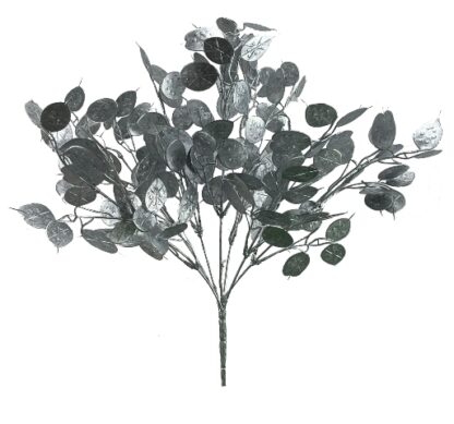 #22666SV - 17.5" W.P. Metallic Money Plant - Silver