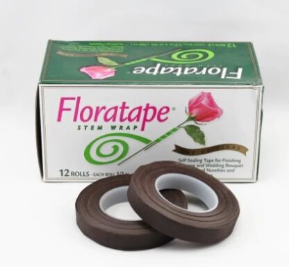 #31-00941 - Floratape Stem Wrap {BROWN} 12 Rolls 1/2" x 30yds