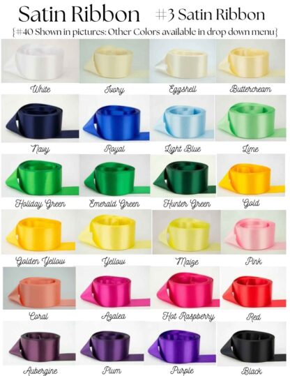 #3) 210-Satin Ribbon {9/16" X 100 Yards}